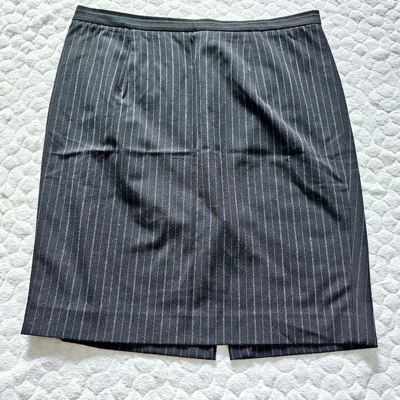 Michael Kors office skirt pinstripe black medium - Picture 1 of 6